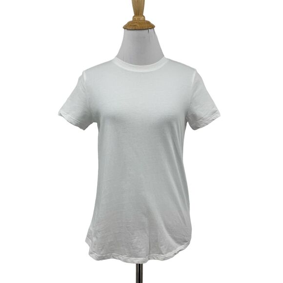 Joie Tops - Joie Shirt Womens XS Extra Small White Pima Cotton Crew Short Sleeve Basic Tee